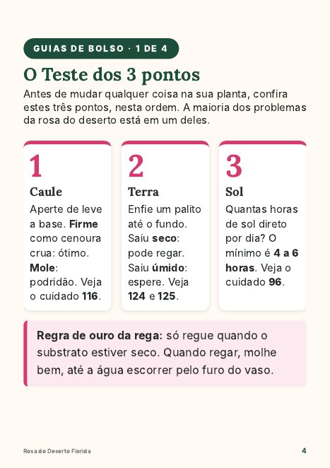 Página: o teste dos 3 pontos